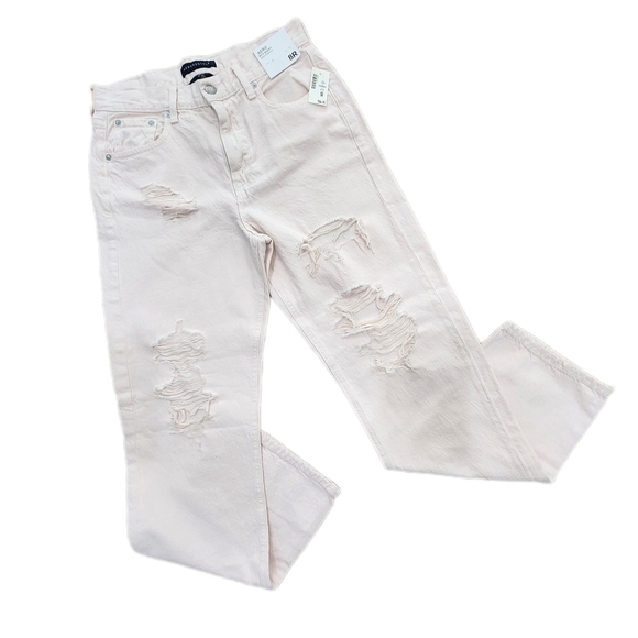 Aeropostale Baggy 90s Jeans, Dusty Pink, US Women's 8R - Picture 6 of 10